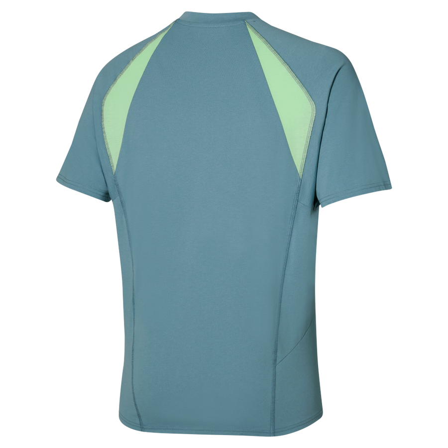 Mizuno ATHLETICS FRONTIER OVERSIZE T-SHIRT Citadel